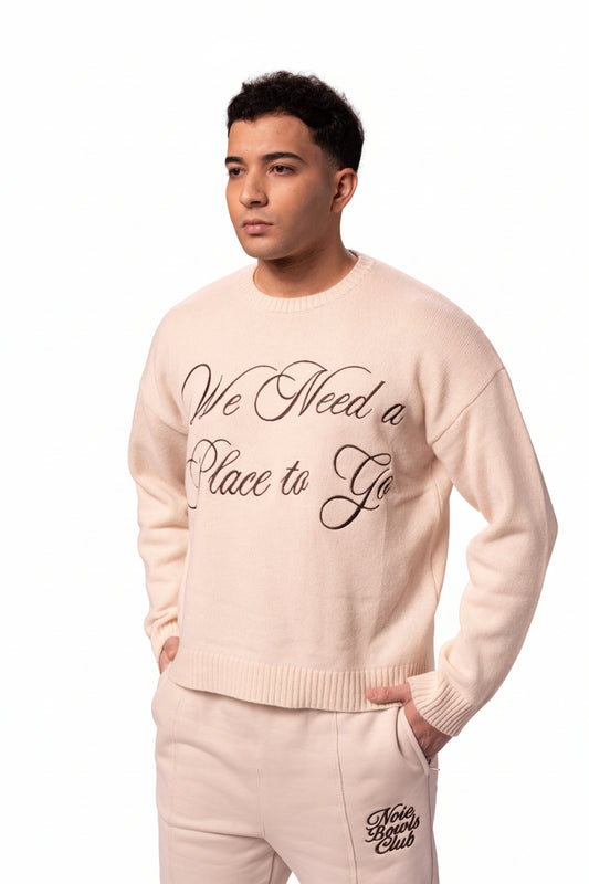 Pullover Bowls Club - Cream