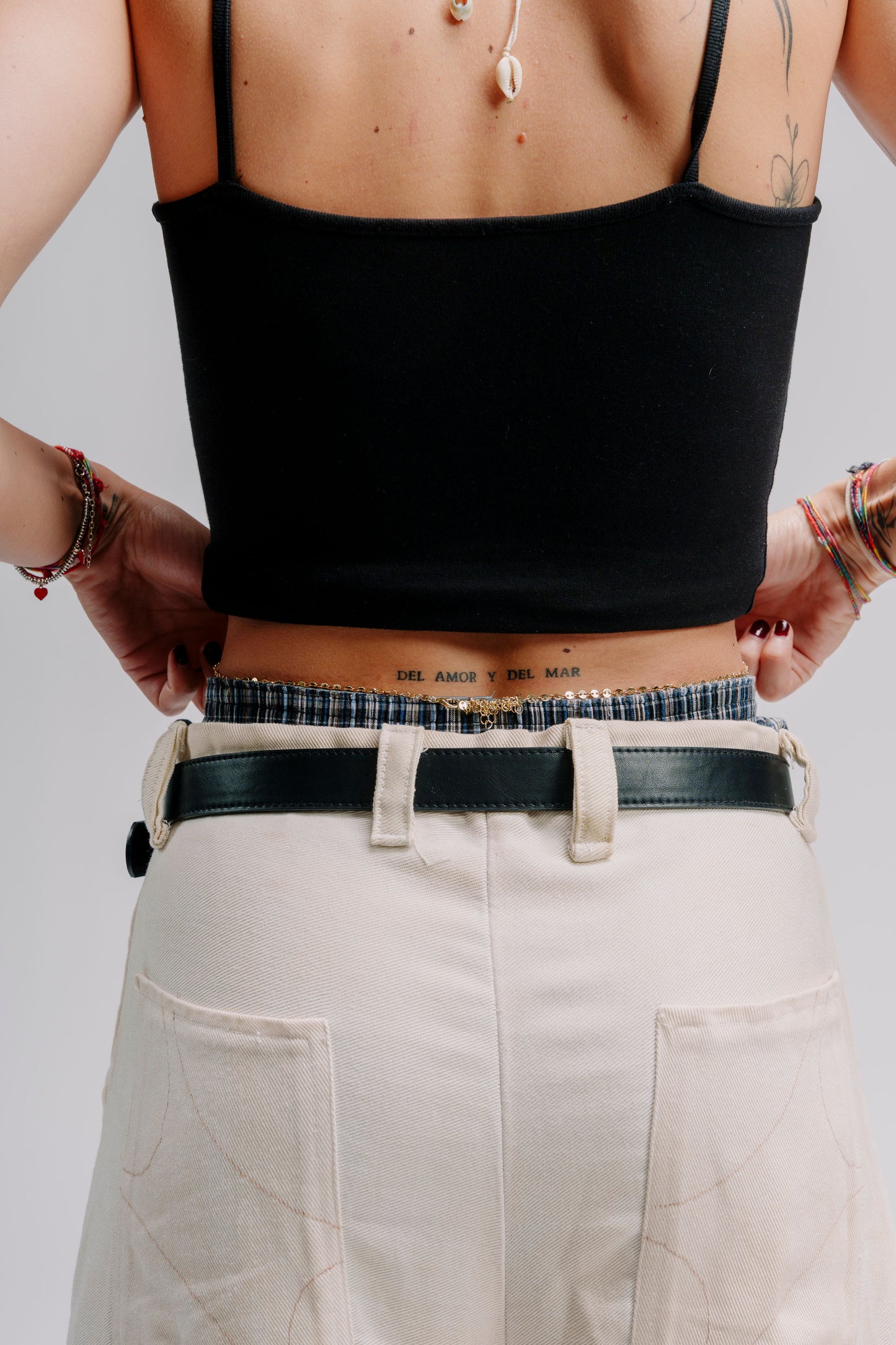 Baggy short Denim Coffee