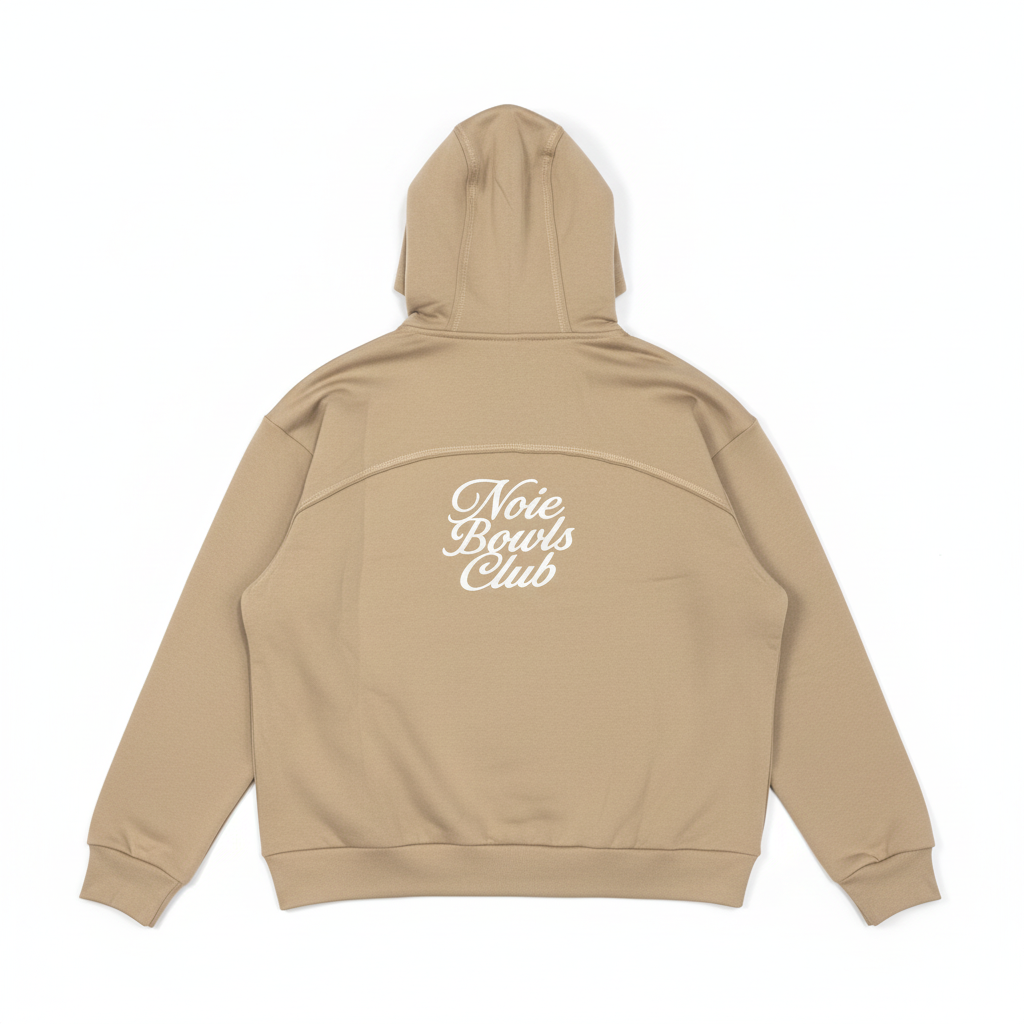 Bowls Club Zip Hoodie - Brown