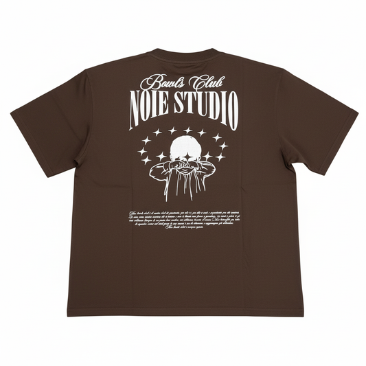 T-shirt Bowls Club - Brown
