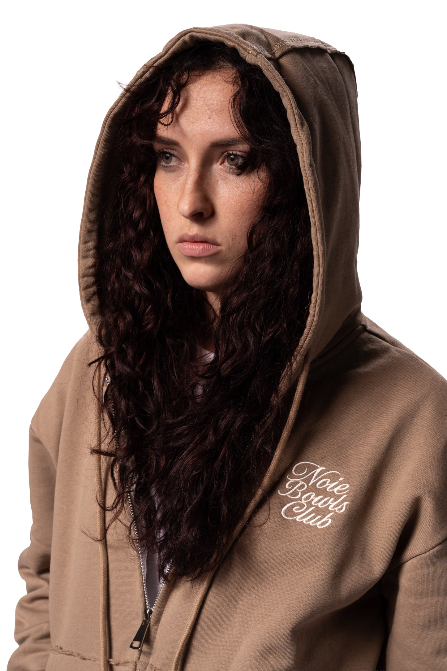Bowls Club Zip Hoodie - Brown