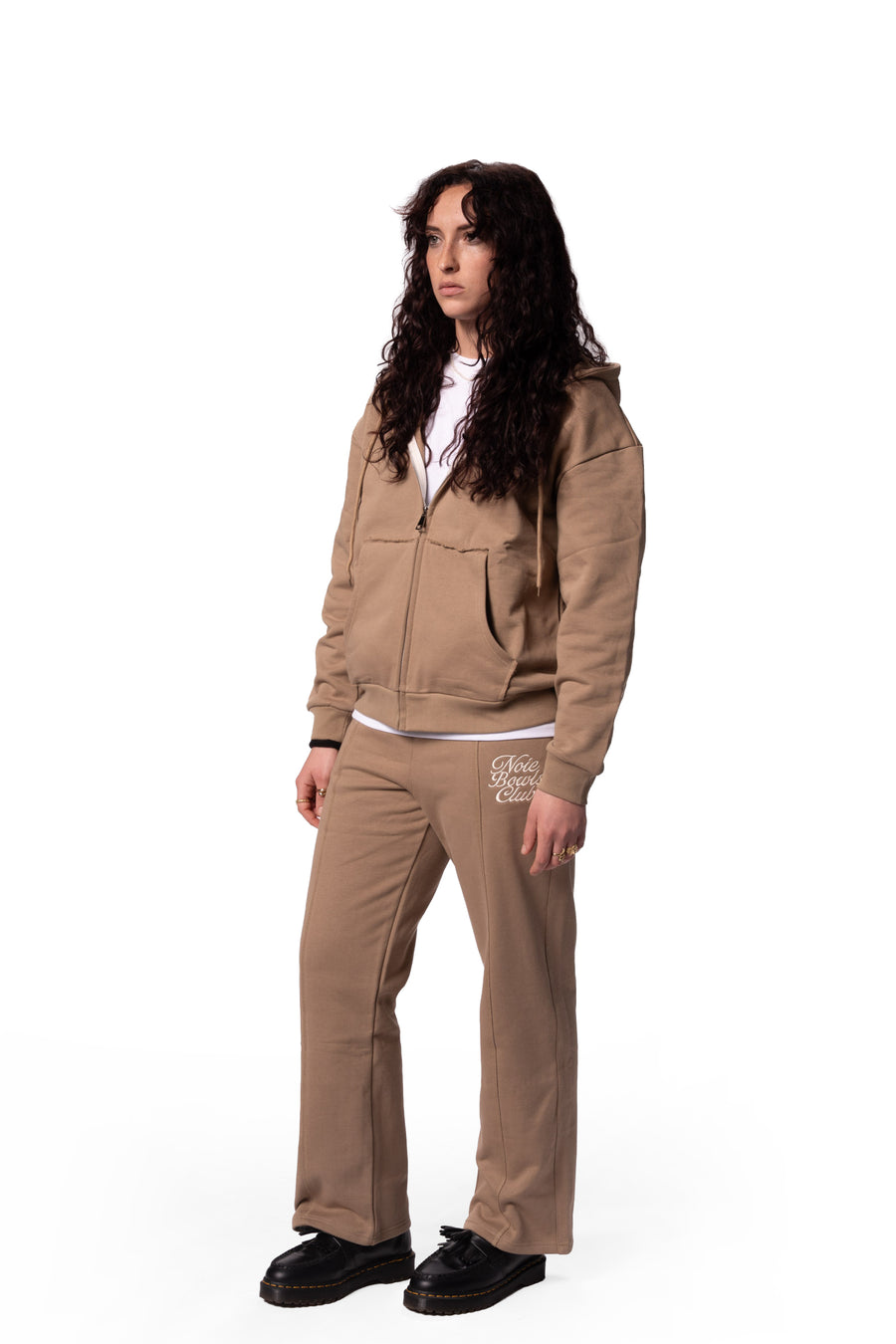 Bowls Club Zip Hoodie - Brown