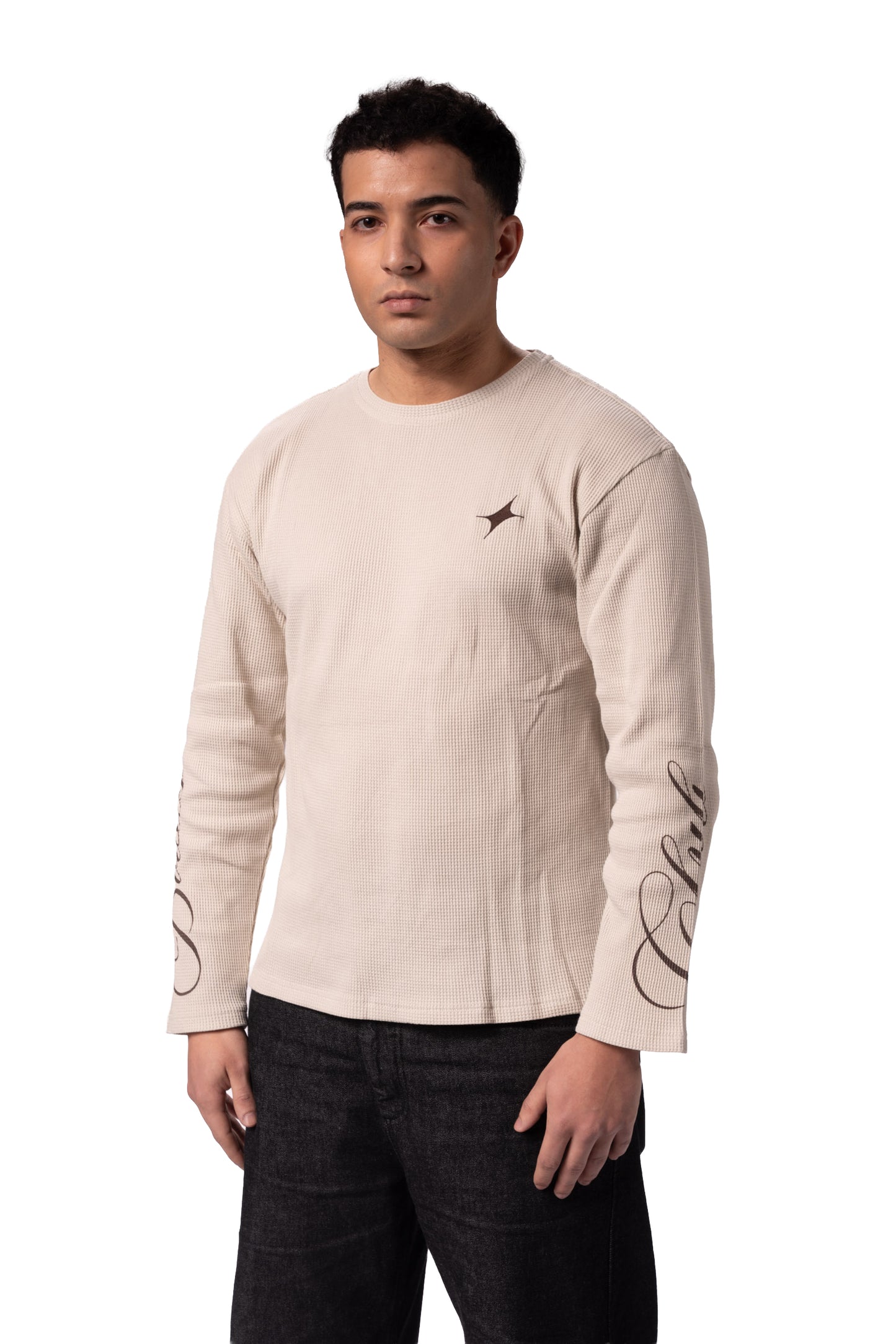 Longsleeve Waffle Bowls Club - Cream