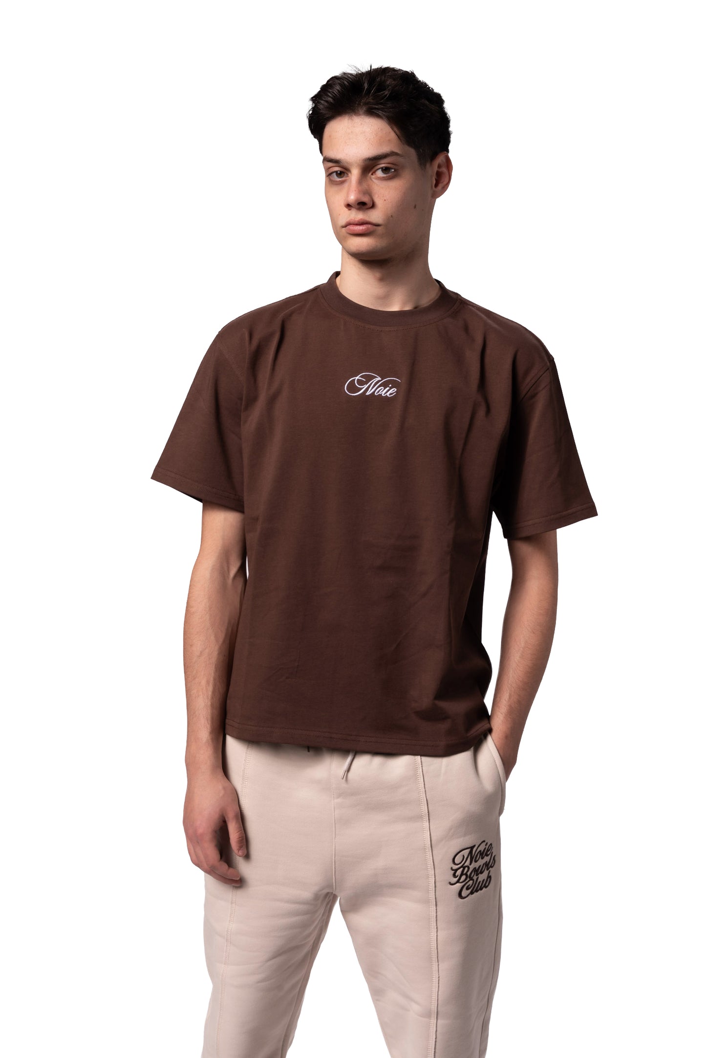 T-shirt Bowls Club - Brown