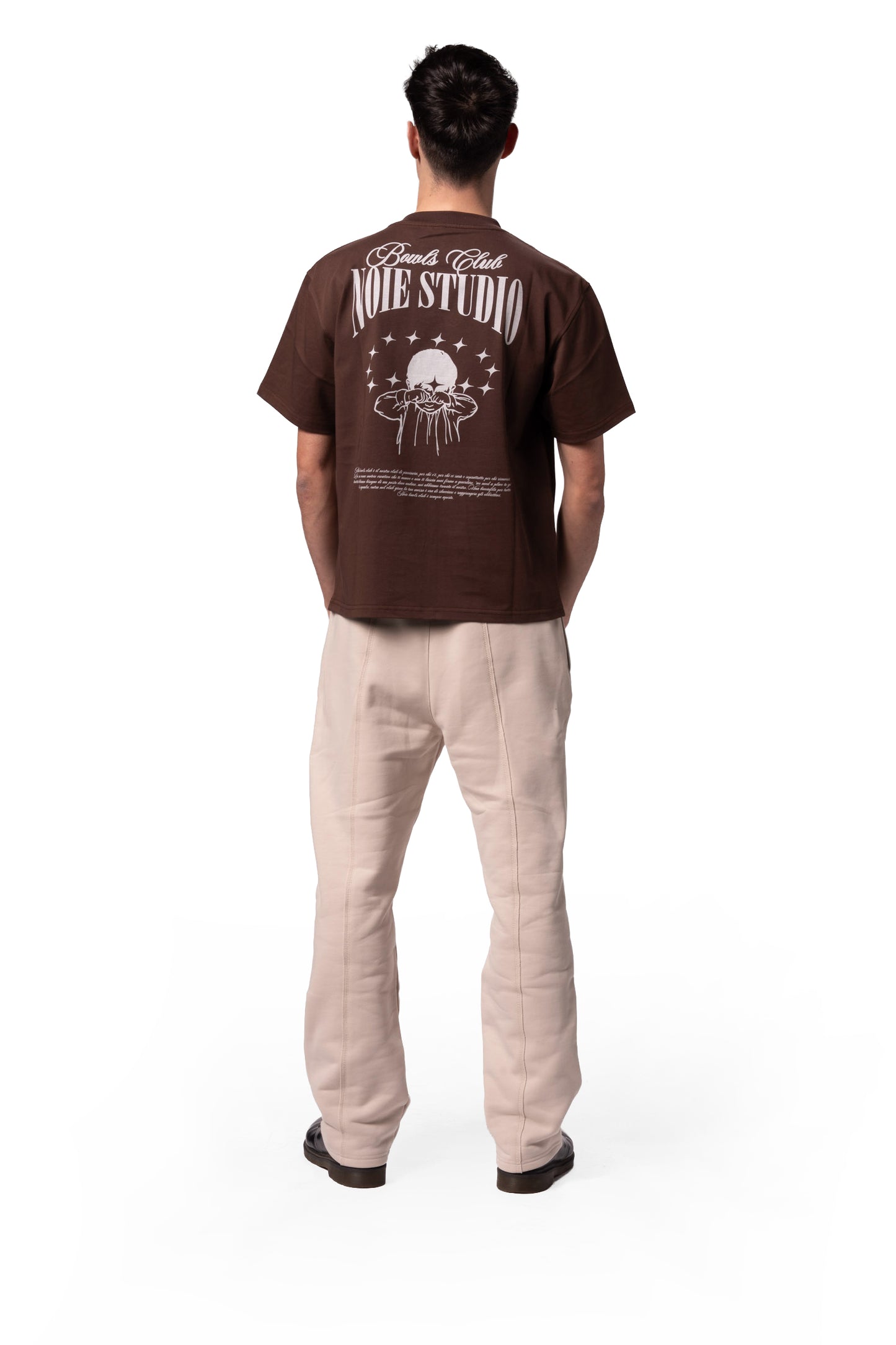 T-shirt Bowls Club - Brown