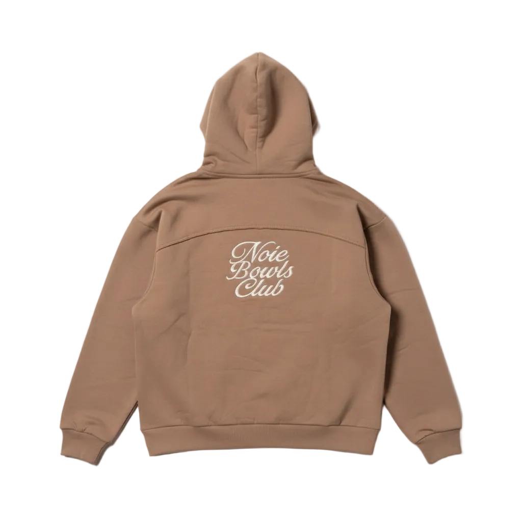 Bowls Club Zip Hoodie - Brown