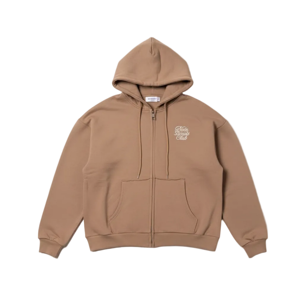 Bowls Club Zip Hoodie - Brown