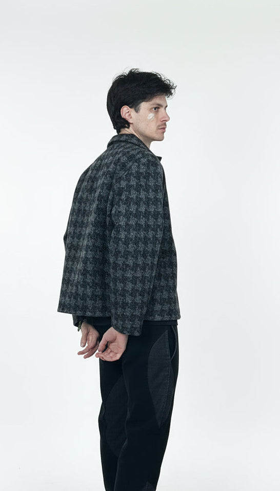 Handmade Painter Jacket - NUNZIA Grey