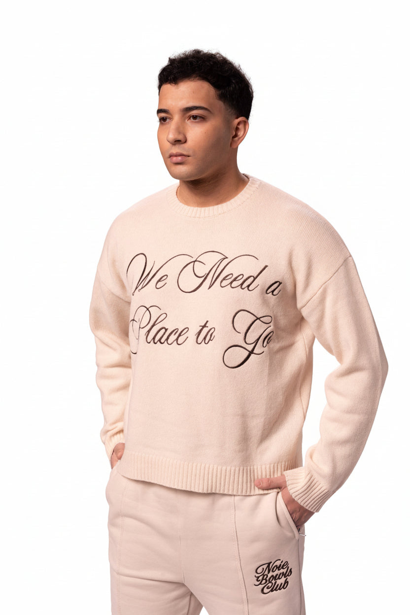 Pullover Bowls Club - Cream