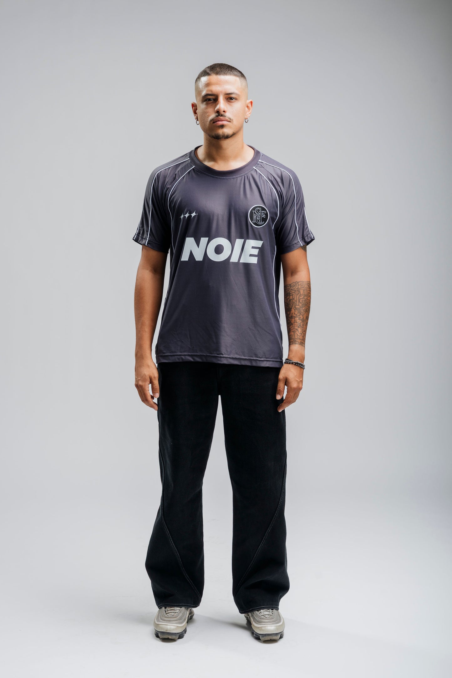 Football Jersey Noie Studio Football Club - Graphite Black