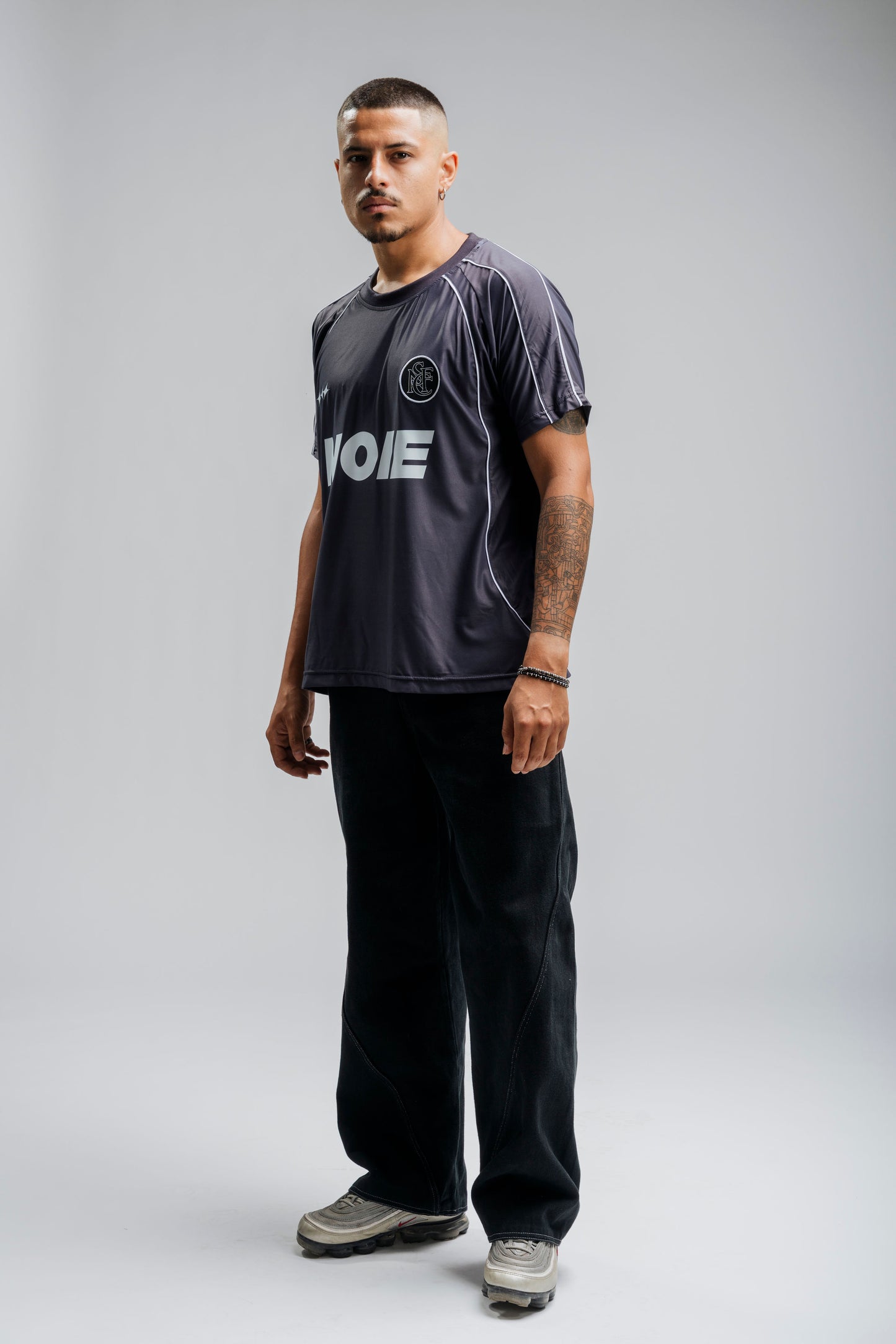 Football Jersey Noie Studio Football Club - Graphite Black