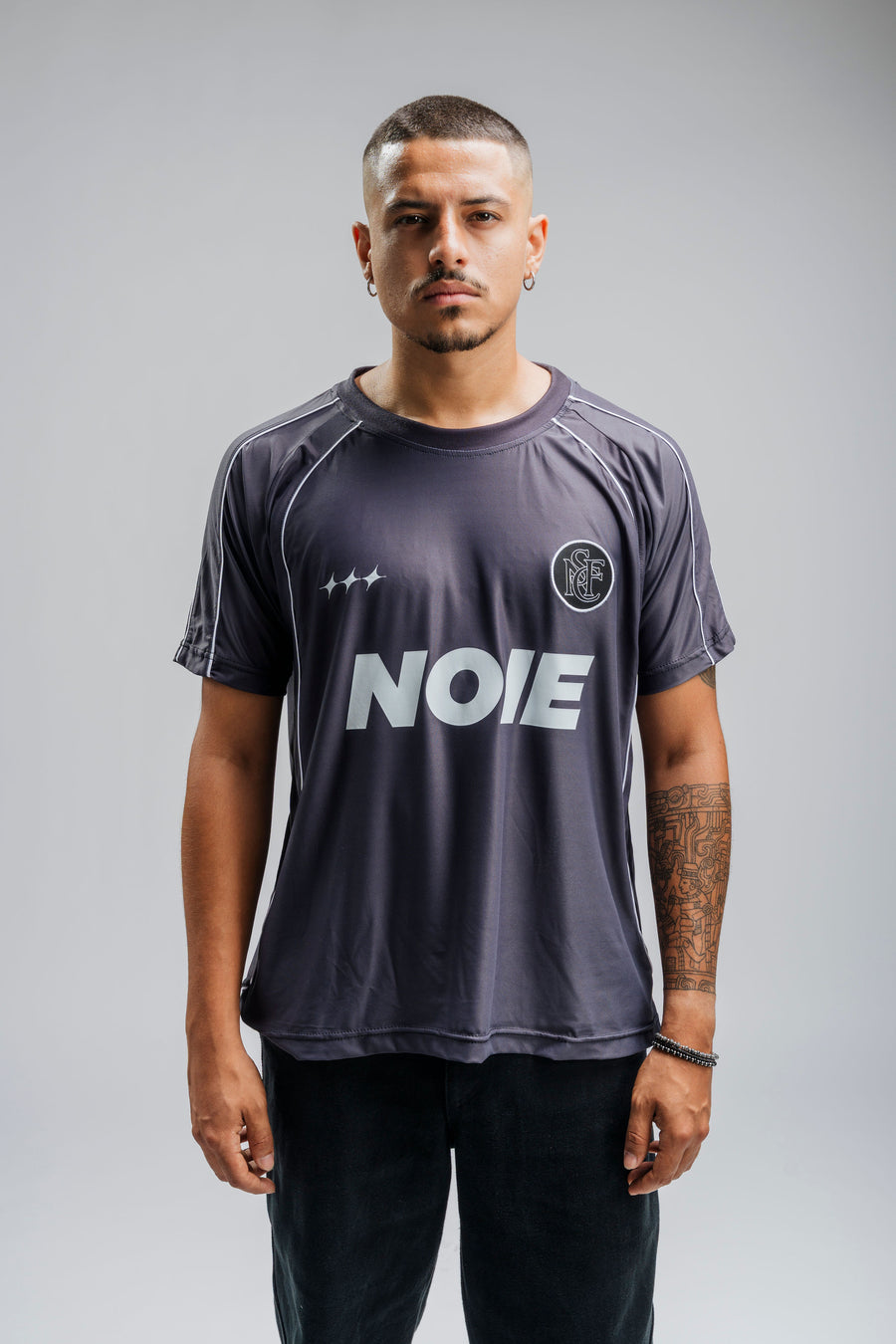Football Jersey Noie Studio Football Club - Graphite Black