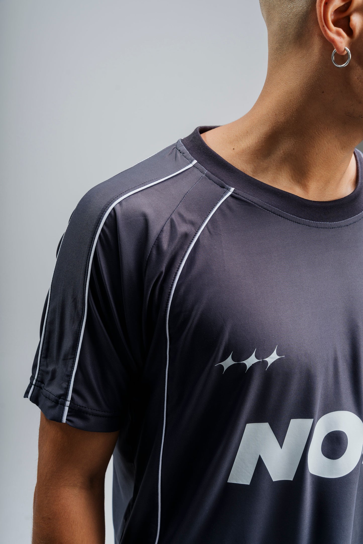 Football Jersey Noie Studio Football Club - Graphite Black