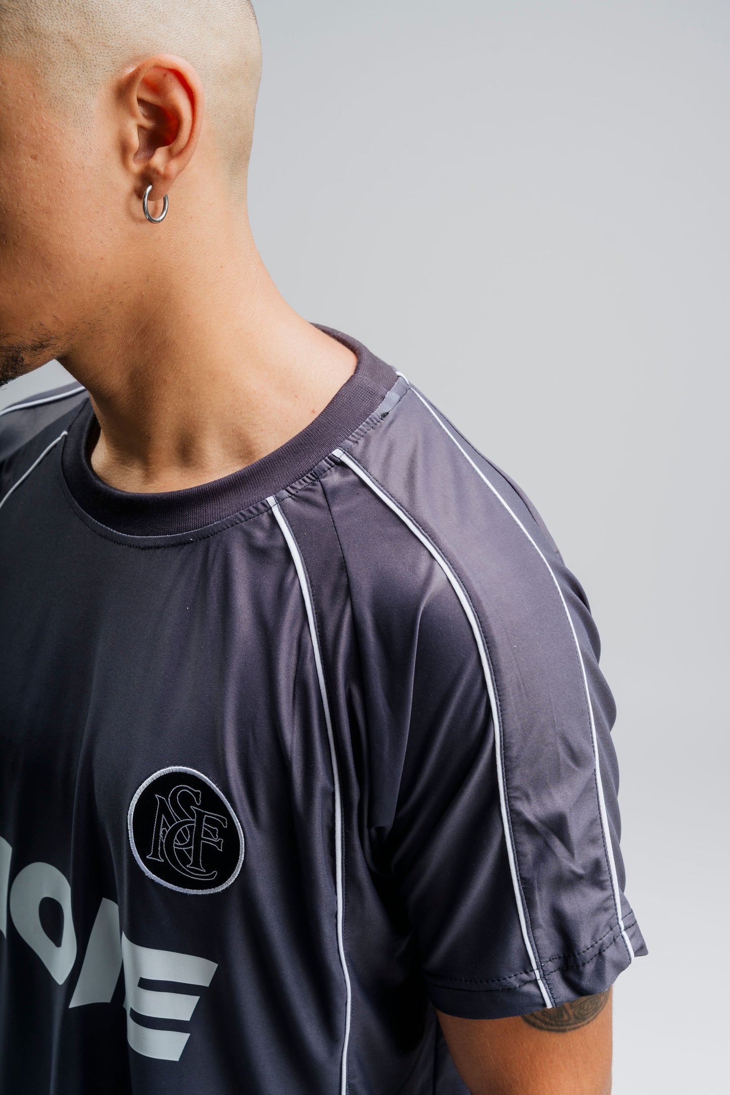 Football Jersey Noie Studio Football Club - Graphite Black