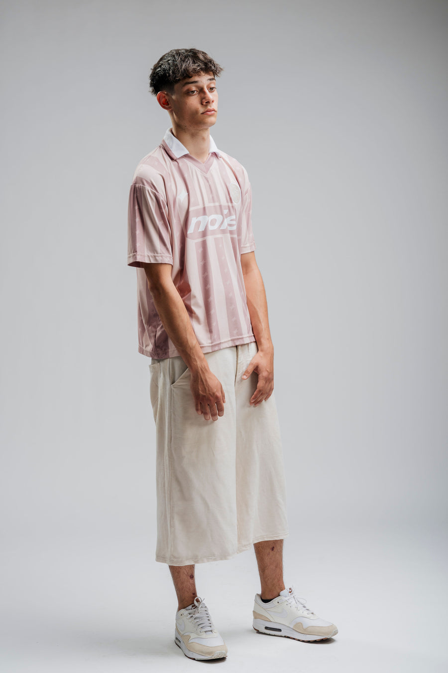 Football Jersey Noie Studio Football Club - Pink stripes