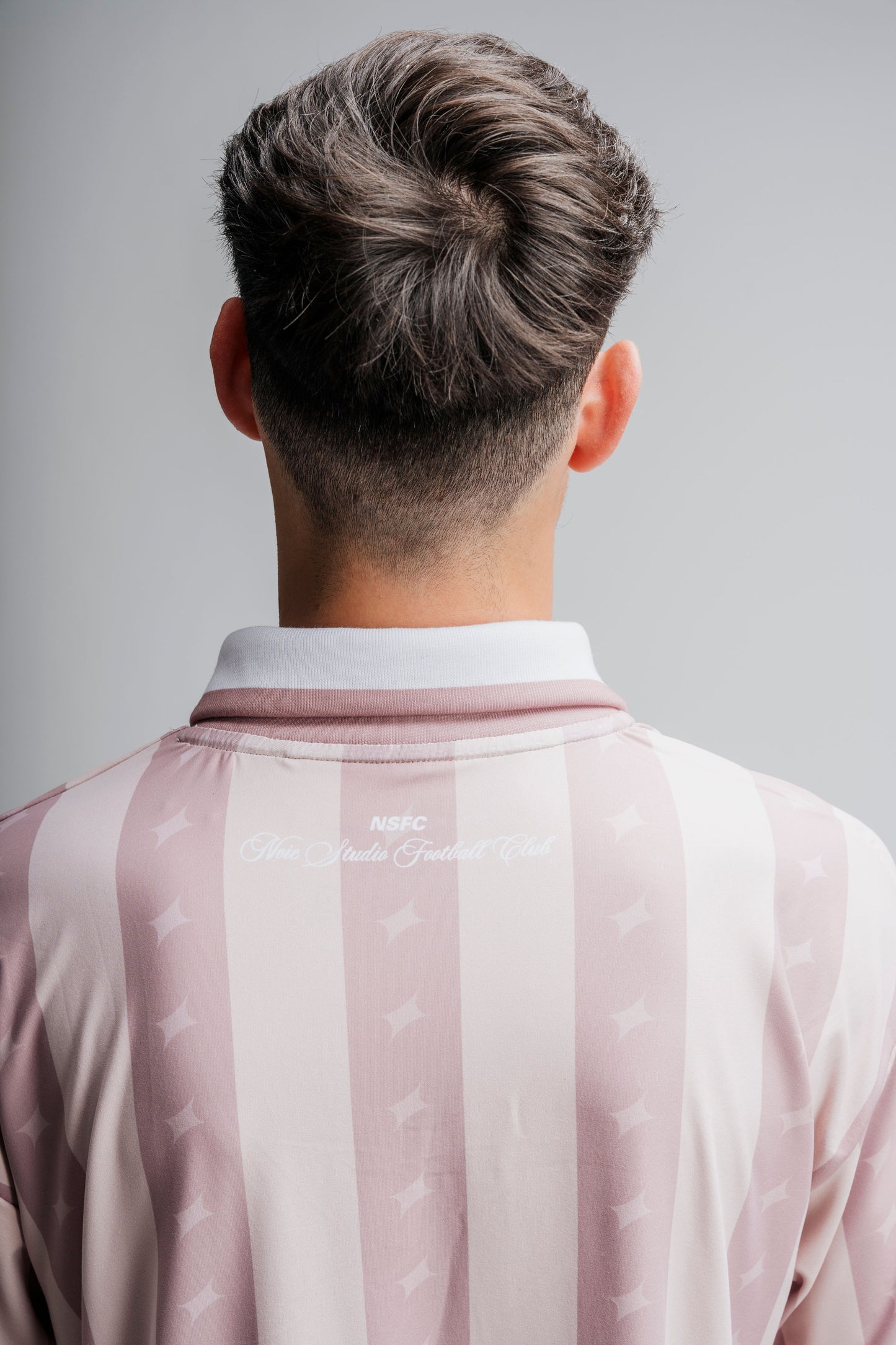 Football Jersey Noie Studio Football Club - Pink stripes