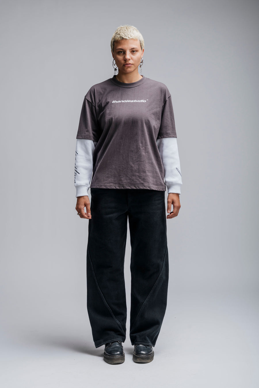 Double sleeves  Noie stars - Grey and Cream