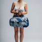 Patchwork denim Bag - Custom made by Noie Studio