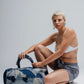 Patchwork denim Bag - Custom made by Noie Studio