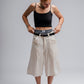 Baggy short Denim Coffee