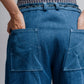 Baggy short in Blue Denim Custom made by Noie Studio