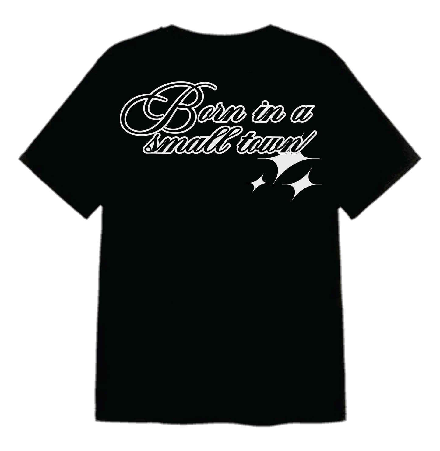 Born in a small town ✦✧™ T-shirt black